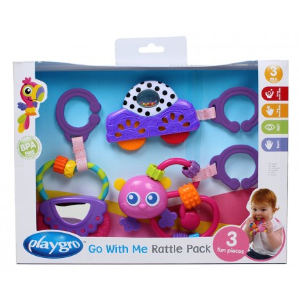 Go With Me Rattle Pack-Pink